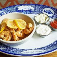 Spicy Steamed Shrimp · Shrimp steamed and tossed in our house-made rub with Old Bay seasoning & cayenne. Served wit...