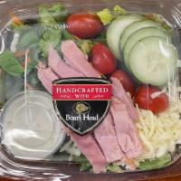 Chef'S Salad  · Beechwood Smoked Black Forest Ham; Spring Salad Mix, Shaved carrots, Cucumbers, Grape tomato...