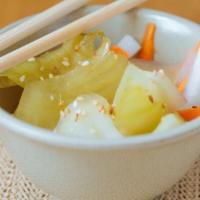 House Pickle · Pickled seasonal Asian vegetable.