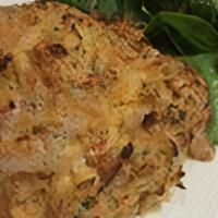 Crab Cake App · Local Jonah crab cake blended with seasoned crumbs, a hint of dijon, served with crunchy Nap...