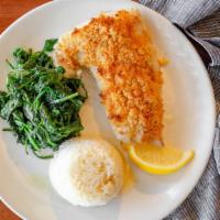 Ne Haddock Dinner · Wild Atlantic Haddock Fried or baked served with two sides
