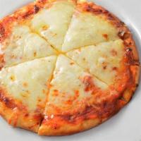 Kid Pizza · Individual Cheese Pizza served with choice of one side dish.
