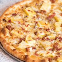 Fresh Pineapple, Bacon & Hot Honey Pizza (16