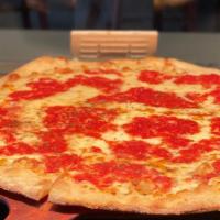 Old World Crispy Pizza · Made from the best imported ingredients including Italian san marzano plum tomatoes, EVOO an...