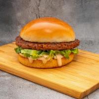 Beyond Burger · Plant-based Beyond Burger patty, topped with AEB sauce and lettuce