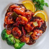 General Tso'S Chicken · Chunks of chicken lightly coated fried to crispy sauteed in a tangy delicate mild spicy sauc...