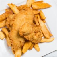 Kids Chicken Fingers And Fries · 
