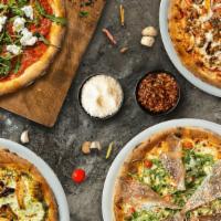 Byo Pizza · Build your own pizza with your choice of sauce, vegetables, meats, and toppings.