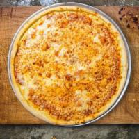Original White Pizza · Ricotta, mozzarella & Romano cheese, olive oil & garlic baked on a hand-tossed dough.