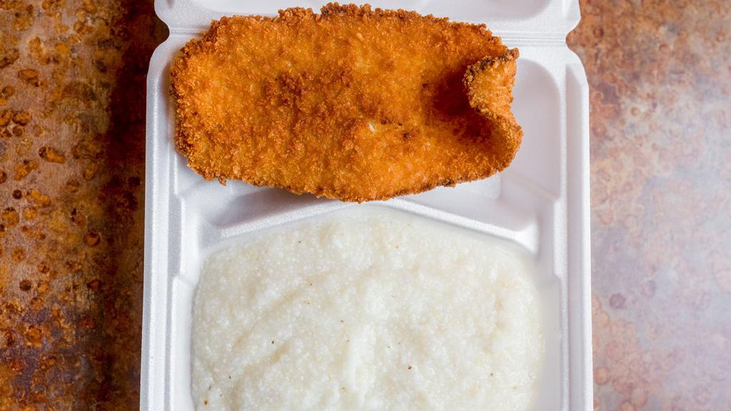 Fried Fish With Grits · 