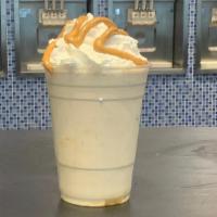 Pb Bomb Shake · The PB Bomb Shake is made with Vanilla Gelato blended with whole milk, Reeses PB Cups and PB...