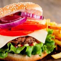 Kids Cheese Burger & Fries · 