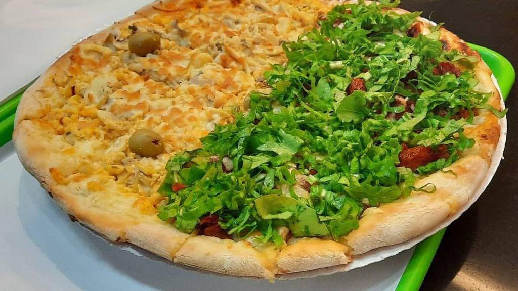 Create Your Own Piada · 430 - 1470 cal. Thin crust dough made from natural organic flour, olive oil with herbs, grill item, fresh vegetables & sauce
