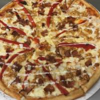 Bbq Chicken (Small) · Cheese, pizza sauce and hot peppers.