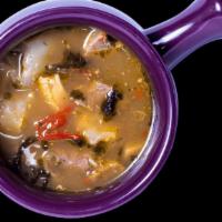 Pepper Soup · As the name indicates, pepper soup is prepared with chilly pepper and other Nigerian spices....