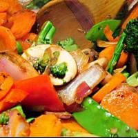 Mix Vegetable · Stir-fried assorted vegetables in brown sauce.
