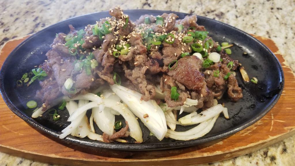 Bulgogi · Korean style, Marinated beef.