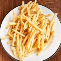 Rosemary Back Pepper Fries · served with ketchup
