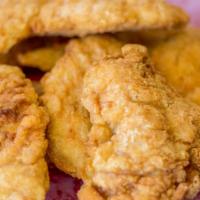 Chicken Fingers · Served with fries or onion rings.