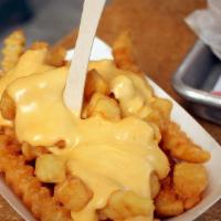 Cheese Fries · Cheese wiz.