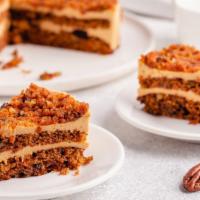 Carrot Cake · A sweetly spiced and decadent carrot cake.
