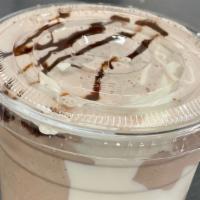 Frappe · Any flavor hard ice cream blended with syrup & milk.
