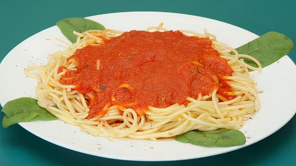 Homemade Pasta · Your choice of pasta and sauce. Served with bread and soup or salad.