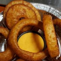 Onion Rings · Served with spicy mayo