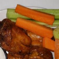 Fresh  Wings · 8 Jumbo Party wings fried to perfection and tossed in your favorite sauce or rub