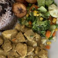 Curry Chicken · Chicken breast seasoned and slow-cooked curry (ask for spicy).