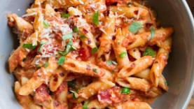 Penne Vodka · Penne in Creamy Pink Vodka Sauce.