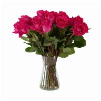 Long Stemmed Pink Roses · In a vase or delicately wrapped.