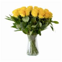 Long Stemmed Yellow Roses · In a vase or delicately wrapped.