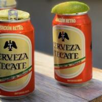 Tecate Lager · MX, ABV 4.5% (Tallboy) Only available with purchase of a food item. Must show valid ID at pi...