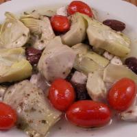 Artichoke Salad · Vegetarian. Served with Pita Bread.
