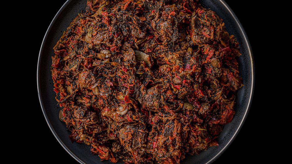  - Spinach Efo-Riro · Spinach Cooked in a Rich Bell Pepper and Onion  Stew.