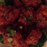 General Tso'S Chicken · Chunks of chicken lightly fried with hot bean sauce.