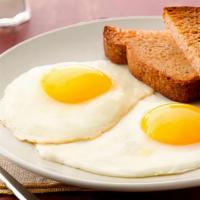  Eggs Your Way · scrambled/over easy/sunny side up with a choice of bacon or sausage served with home fries a...