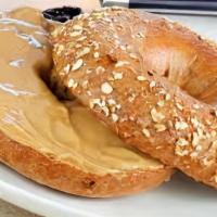 Bagel With Peanut Butter · 