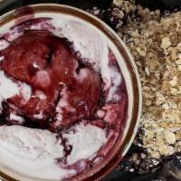 Berry Crumble · Fresh baked, hot crumbles with raspberries, blueberries, and blackberries. Served with berry...