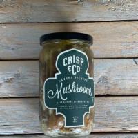 Savory Pickled Mushrooms · Cremini Mushrooms with Thyme and Heirloom Garlic