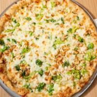Chicken & Broccoli Pizza · 