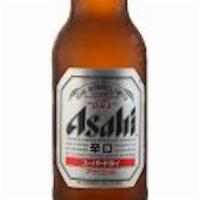 Asahi Super Dry Lager (Must Be 21 To Purchase) · Medium bodied, malty, and hoppy bitter notes.