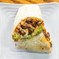 Build-Your-Own Burrito · Choose protein or veggie.