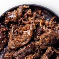 Bulgogi Beef (Per Pound) · Thin-sliced ribeye marinated in our sweet and savory bulgogi marinade and grilled to perfect...