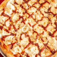 Bbq Chicken Pizza · Red or white pizza with grilled BBQ chicken