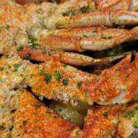 1 Person Feast · 597 calories. 1/2 lb mussels, 1/2 lb snow crab, and three shrimp.