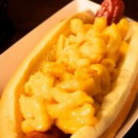 Mac Dog · Mac n cheese.