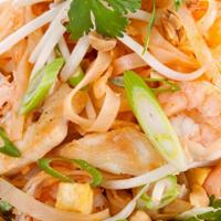 Shrimp Pad Thai · Spicy. Thai noodle. Hot and spicy.