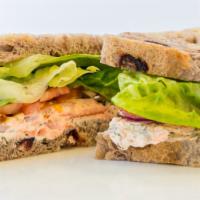 Smoked Salmon · Smoked salmon mixed with cream cheese & herbs, red onions (temporarily out), romaine lettuce...